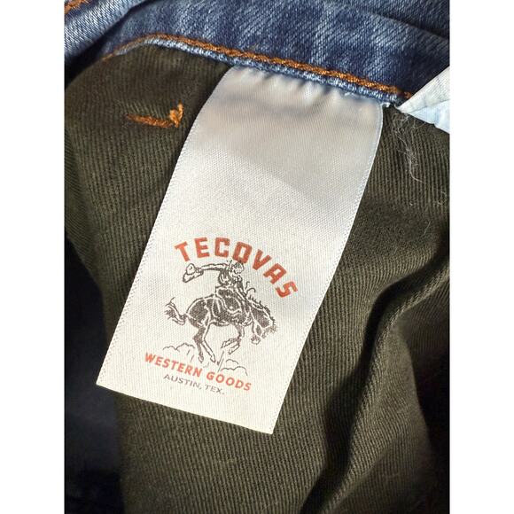 Tecovas Premium Relaxed Fit Denim Jeans Pants Western Cowboy Blue Men 38x32‎ EUC - Picture 8 of 11